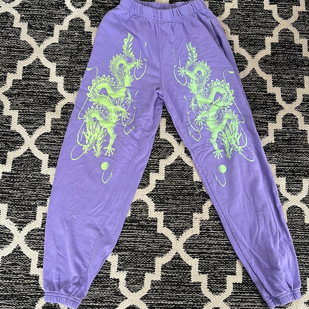 Urban outfitters, purple jogger/ sweatpants with pockets size xs